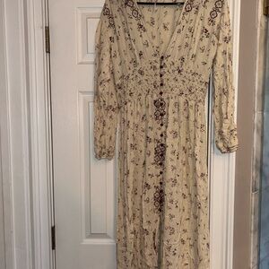 Free People Floral Maxi dress